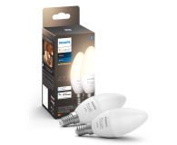 Inteligentne oświetlenie Philips Hue White Inteligentna Żarówka świeczka 2xE14 8719514320628